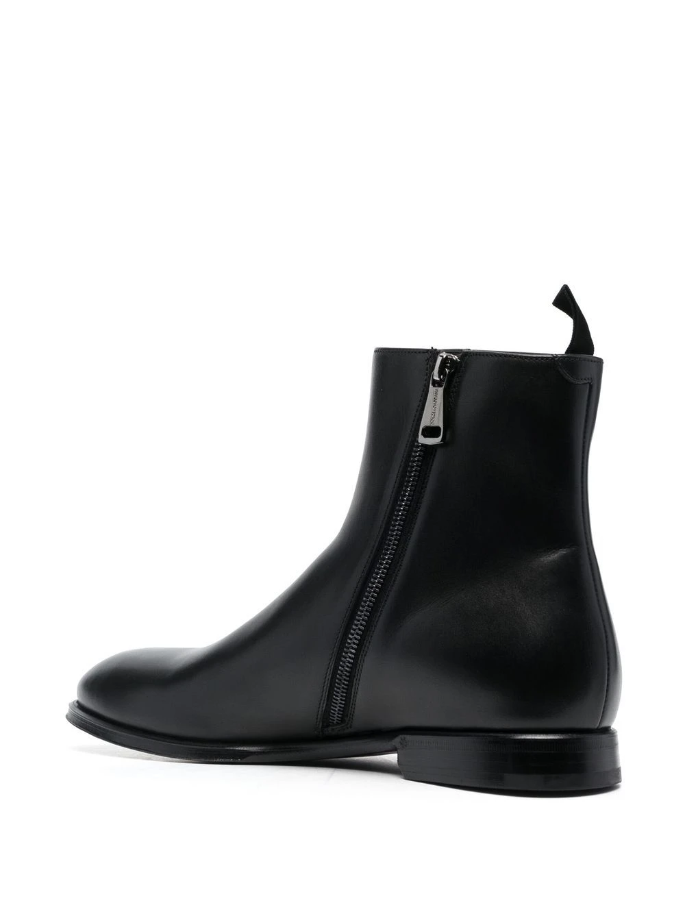Homme Dolce & Gabbana Bottes En Cuir à Bout Carré 5 Homme Dolce & Gabbana Bottes En Cuir à Bout Carré – Image 3