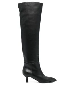 Femme 3juin Bottes En Cuir De Veau Ă Bout Pointu