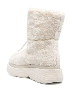 Femme Dee Ocleppo Bottes En Peau Lainée à Plateforme -Salvatore Ferragauio Magasin 19074521 41674968 1000