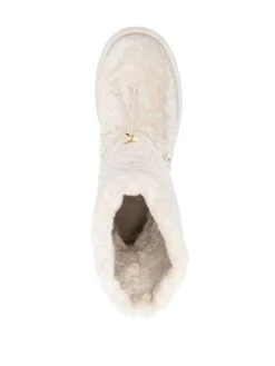 Femme Dee Ocleppo Bottes En Peau Lainée à Plateforme -Salvatore Ferragauio Magasin 19074521 41675010 1000