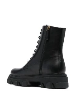 Femme Chiara Ferragni Bottes En Cuir à Lacets -Salvatore Ferragauio Magasin 19105237 41902489 1000