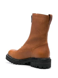 Femme Del Carlo Bottes Zippées En Cuir -Salvatore Ferragauio Magasin 19107580 41810444 1000