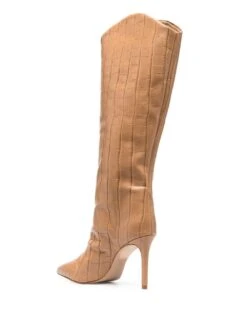 Femme Schutz Bottes En Cuir à Effet Peau De Crocodile 8 Femme Schutz Bottes En Cuir à Effet Peau De Crocodile -Salvatore Ferragauio Magasin 19112602 41855540 1000