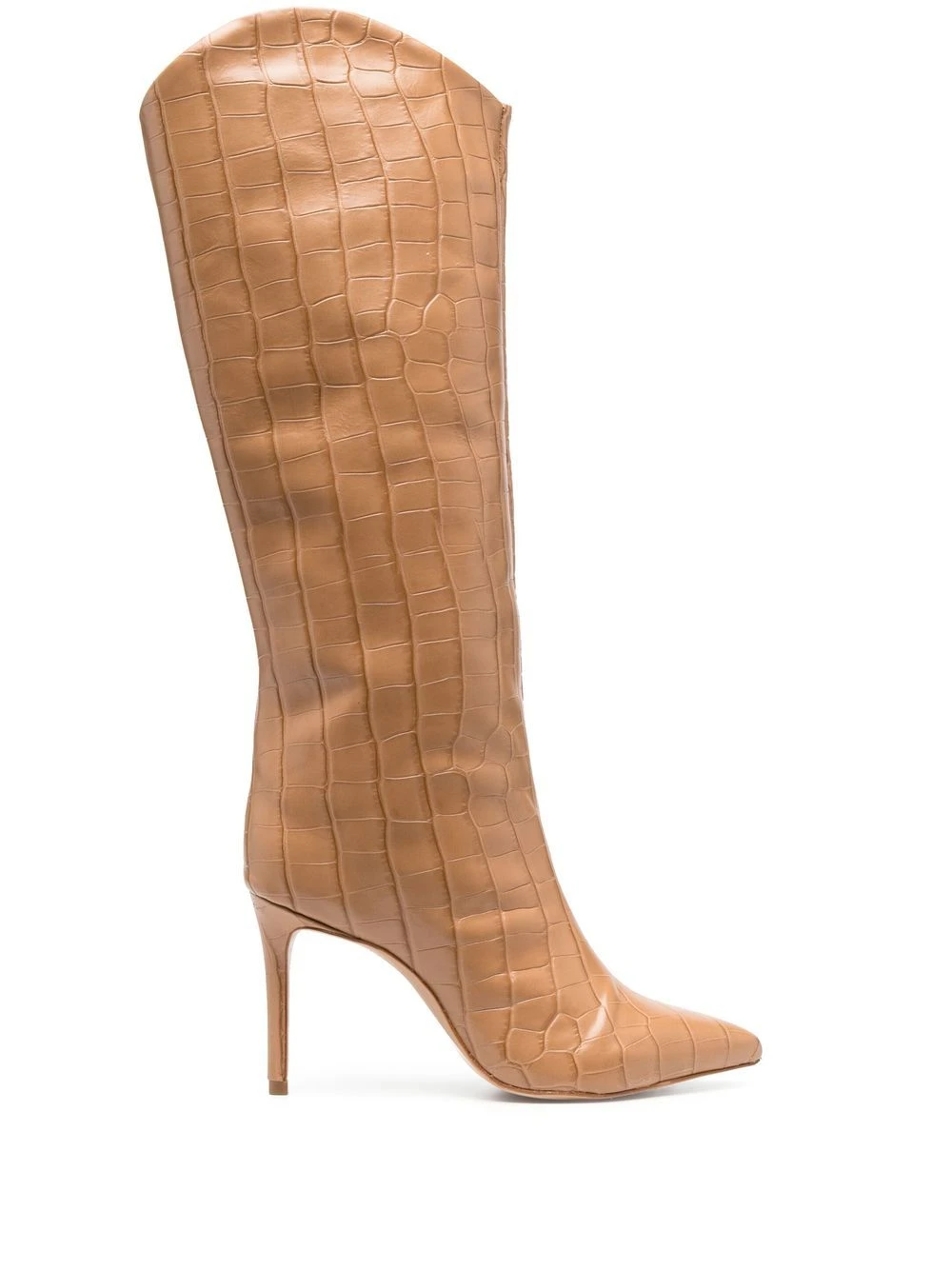 Femme Schutz Bottes En Cuir à Effet Peau De Crocodile 3 Femme Schutz Bottes En Cuir à Effet Peau De Crocodile