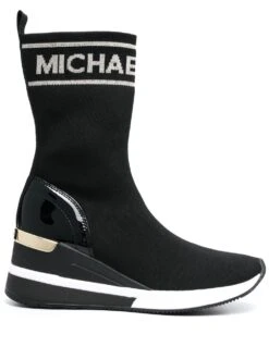 Femme Michael Michael Kors Bottes à Logo Intarsia