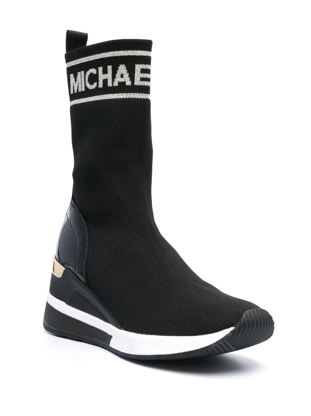 Femme Michael Michael Kors Bottes à Logo Intarsia 4 Femme Michael Michael Kors Bottes à Logo Intarsia – Image 2