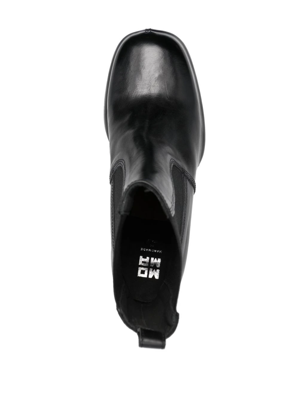 Femme Moma Bottes En Cuir à Talon épais 6 Femme Moma Bottes En Cuir à Talon épais – Image 4