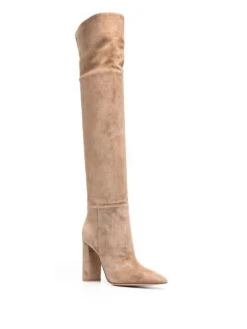 Femme Gianvito Rossi Bottes En Daim à Bout Pointu 105 Mm -Salvatore Ferragauio Magasin 19137457 41902302 1000