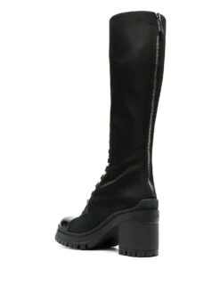 Femme Prada Bottes Lacées à Plaque Logo -Salvatore Ferragauio Magasin 19139912 41947349 1000