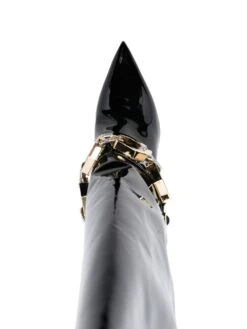 Femme Gedebe Bottes Stassie 115 Mm à Fini Verni -Salvatore Ferragauio Magasin 19158783 42029840 1000