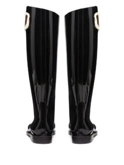 Femme Valentino Garavani Bottes Vernies à Détail VLOGO Signature -Salvatore Ferragauio Magasin 19183589 42208344 1000