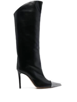 Femme Alexandre Vauthier Bottes à Ornements En Cristal 115 Mm
