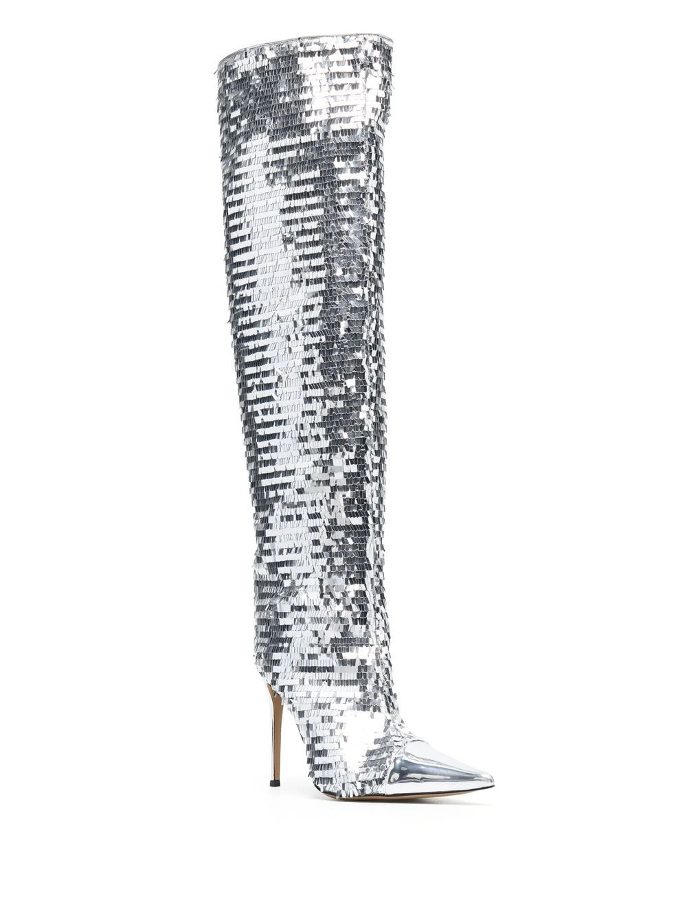 Femme Alexandre Vauthier Bottes Clem à Ornements En Sequins 4 Femme Alexandre Vauthier Bottes Clem à Ornements En Sequins – Image 2