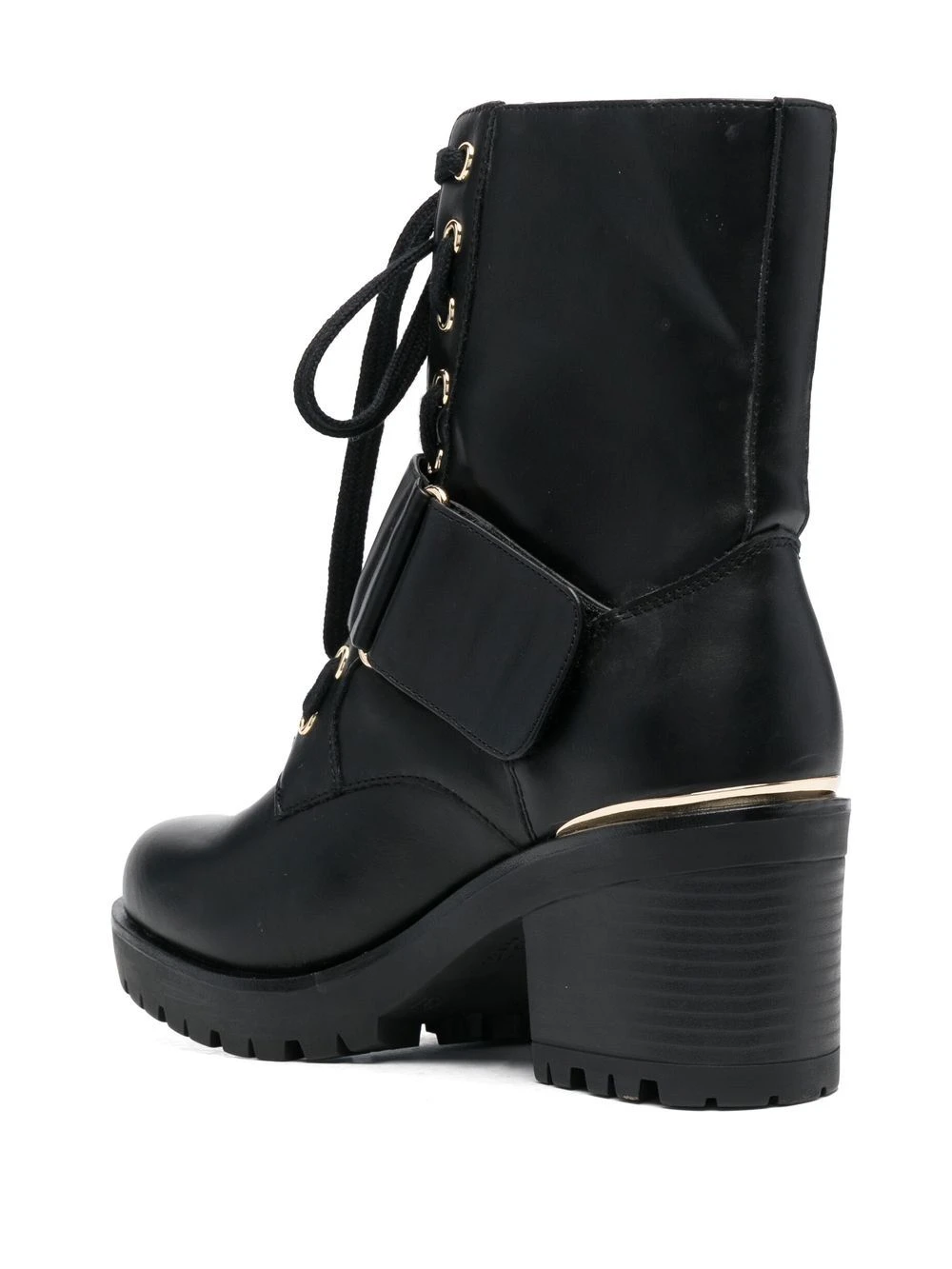 Femme Versace Jeans Couture Bottes Lacées à Plaque Logo 5 Femme Versace Jeans Couture Bottes Lacées à Plaque Logo – Image 3