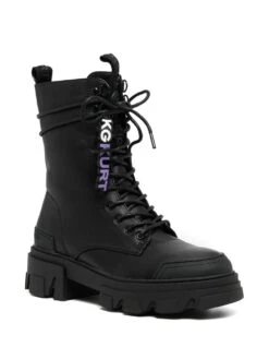 Femme KG Kurt Geiger Bottes Trekker En Cuir à étiquette Logo -Salvatore Ferragauio Magasin 19199842 42185866 1000