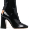 Femme Maison Margiela Bottes à Bout Carré 90 Mm -Salvatore Ferragauio Magasin 19202101 42074233 1000