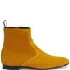 Homme Giuseppe Zanotti Bottes En Daim à Fermeture Zippée -Salvatore Ferragauio Magasin 19205931 45147255 1000