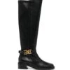 Femme Bally Bottes Eloire En Cuir