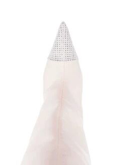 Femme Alexandre Vauthier Bottes En Cuir à Ornements En Cristal -Salvatore Ferragauio Magasin 19264055 42271559 1000