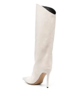 Femme Alexandre Vauthier Bottes En Cuir à Ornements En Cristal -Salvatore Ferragauio Magasin 19264055 42271565 1000