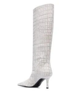 Femme Acne Studios Bottes 75 Mm à Effet Peau De Crocodile -Salvatore Ferragauio Magasin 19290541 43719620 1000