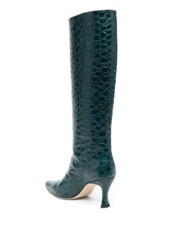 Femme BY FAR Bottes Stevie 42 80 Mm à Effet Peau De Crocodile -Salvatore Ferragauio Magasin 19309827 42475392 1000