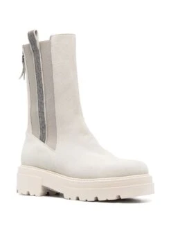 Femme Fabiana Filippi Bottes En Daim à Semelle épaisse 45 Mm -Salvatore Ferragauio Magasin 19346622 43620299 1000