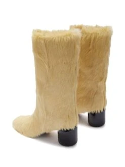 Femme Jil Sander Bottes En Fourrure 60 Mm -Salvatore Ferragauio Magasin 19355423 42646996 1000