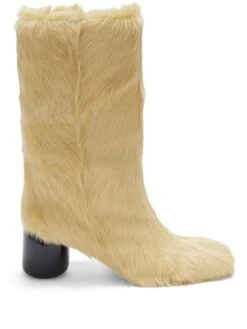 Femme Jil Sander Bottes En Fourrure 60 Mm