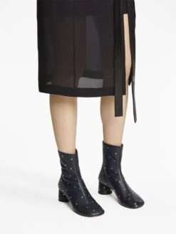 Femme Proenza Schouler Bottes En Cuir à Détails De Clous -Salvatore Ferragauio Magasin 19394001 50196416 1000