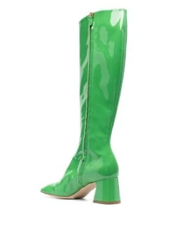 Femme Moschino Bottes à Effet Verni 60 Mm -Salvatore Ferragauio Magasin 19399099 42711332 1000