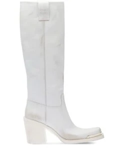 Femme Miu Miu Bottes En Cuir