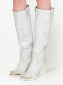 Femme Miu Miu Bottes En Cuir -Salvatore Ferragauio Magasin 19445153 43781754 1000