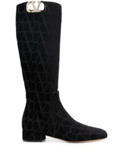 Femme Valentino Garavani Bottes VLOGO Type 30 Mm