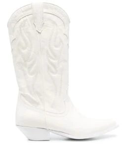 Femme Sonora Bottes D'inspiration Western En Cuir 40 Mm