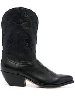 Femme Paul Warmer Bottes D&apos;inspiration Western à Bout Pointu