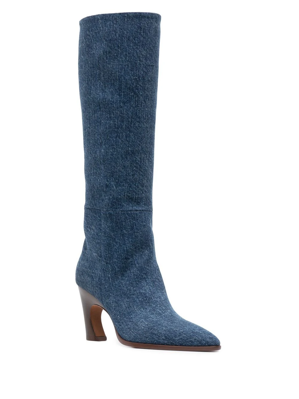 Femme Chloé Bottes En Jean 80 Mm 4 Femme Chloé Bottes En Jean 80 Mm – Image 2