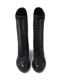 Femme Prada Bottes Brushed-Leather à Lacets 11 Femme Prada Bottes Brushed-Leather à Lacets -Salvatore Ferragauio Magasin 19633393 43814858 1000