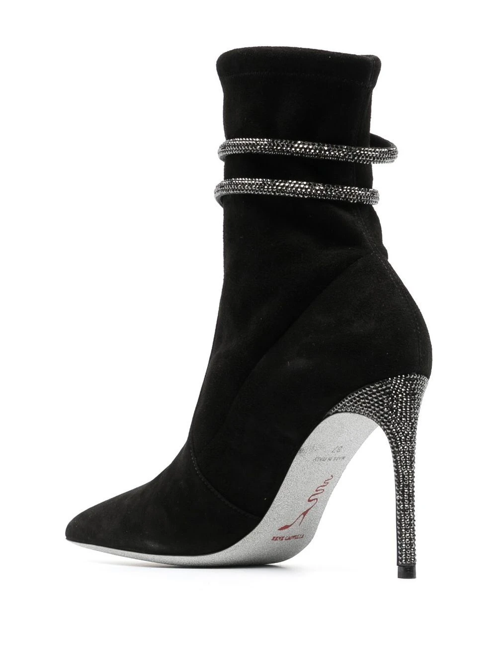 Femme René Caovilla Bottes 100 Mm à Bout Pointu 5 Femme René Caovilla Bottes 100 Mm à Bout Pointu – Image 3