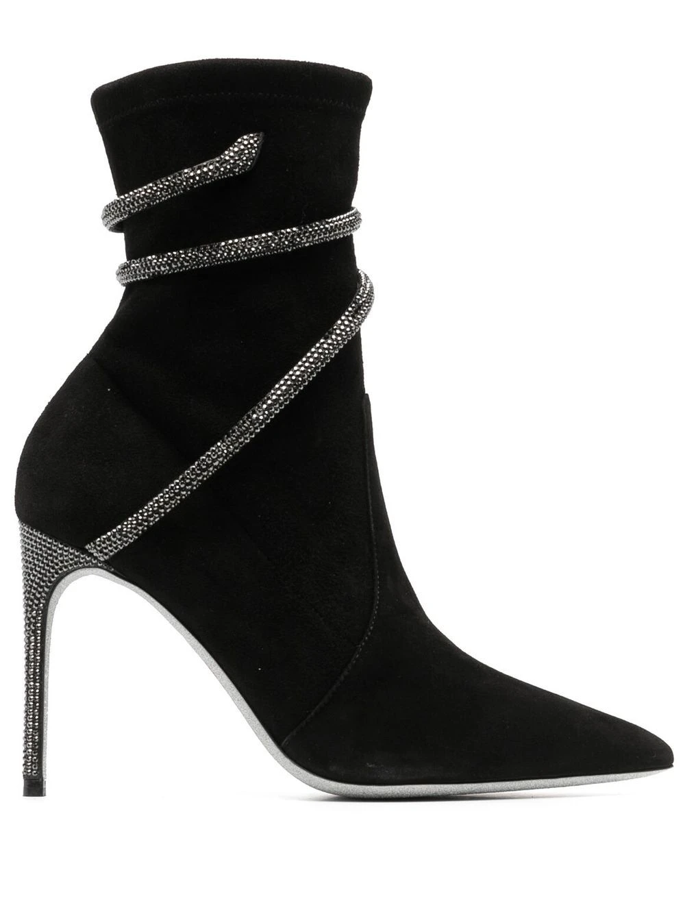 Femme René Caovilla Bottes 100 Mm à Bout Pointu 3 Femme René Caovilla Bottes 100 Mm à Bout Pointu