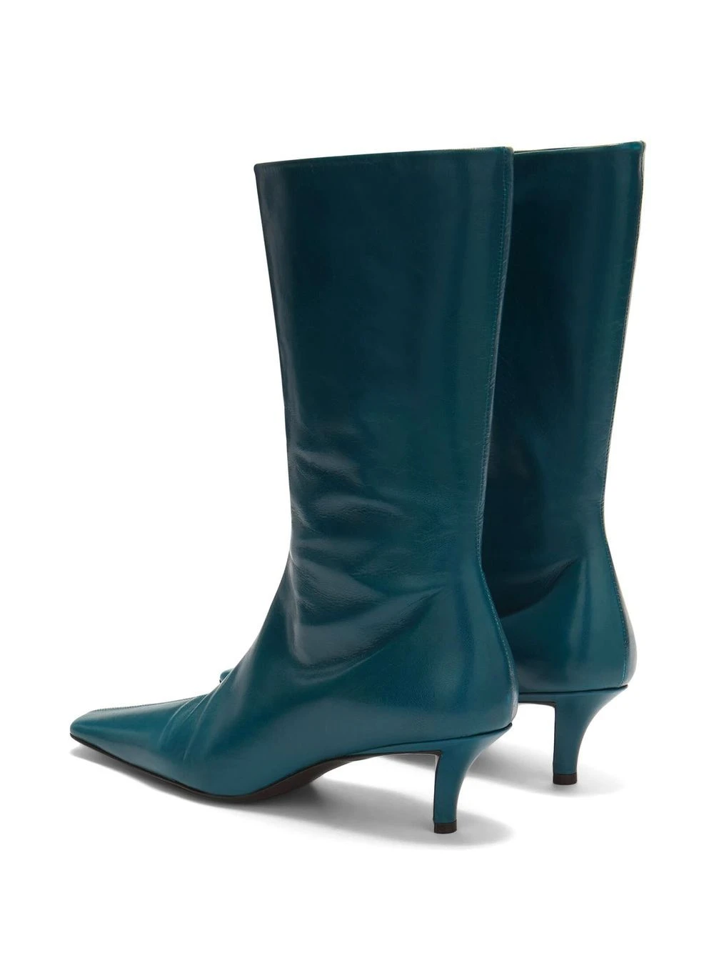 Femme Jil Sander Bottes En Cuir à Bout Pointu 5 Femme Jil Sander Bottes En Cuir à Bout Pointu – Image 3