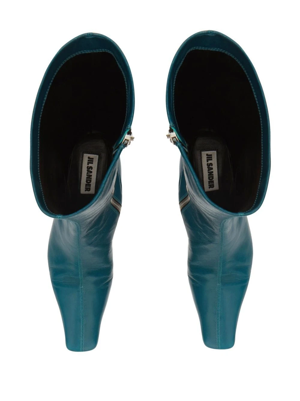 Femme Jil Sander Bottes En Cuir à Bout Pointu 6 Femme Jil Sander Bottes En Cuir à Bout Pointu – Image 4