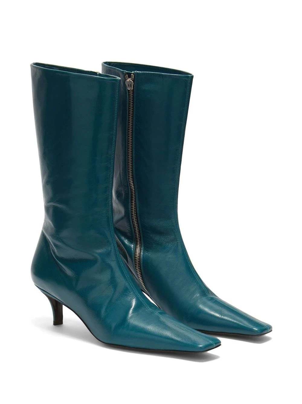 Femme Jil Sander Bottes En Cuir à Bout Pointu 4 Femme Jil Sander Bottes En Cuir à Bout Pointu – Image 2