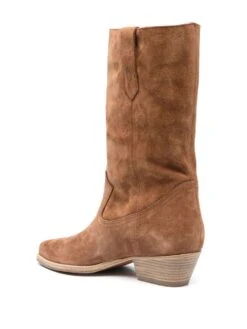 Femme Ba&Sh Bottes Scamargue En Cuir -Salvatore Ferragauio Magasin 19706965 44470830 1000