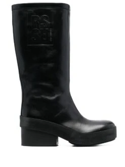 Femme Raf Simons Bottes à Logo Embossé 30 Mm