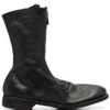 Femme Guidi Bottes En Cuir à Bout Rond 2 Femme Guidi Bottes En Cuir à Bout Rond -Salvatore Ferragauio Magasin 19764444 44447260 1000