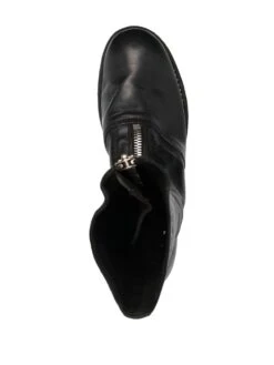 Femme Guidi Bottes En Cuir à Bout Rond -Salvatore Ferragauio Magasin 19764444 44447294 1000