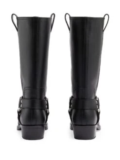 Homme Gucci Bottes En Cuir à Détails De Sangles -Salvatore Ferragauio Magasin 19817691 44384190 1000