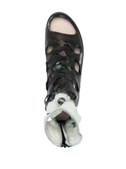 Femme Trippen Bottes En Cuir à Découpes -Salvatore Ferragauio Magasin 19837299 44590175 1000