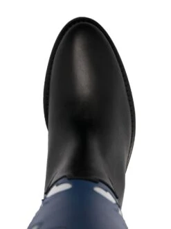 Femme Via Roma 15 Bottes En Cuir à Design Bicolore 9 Femme Via Roma 15 Bottes En Cuir à Design Bicolore -Salvatore Ferragauio Magasin 19848544 44599701 1000